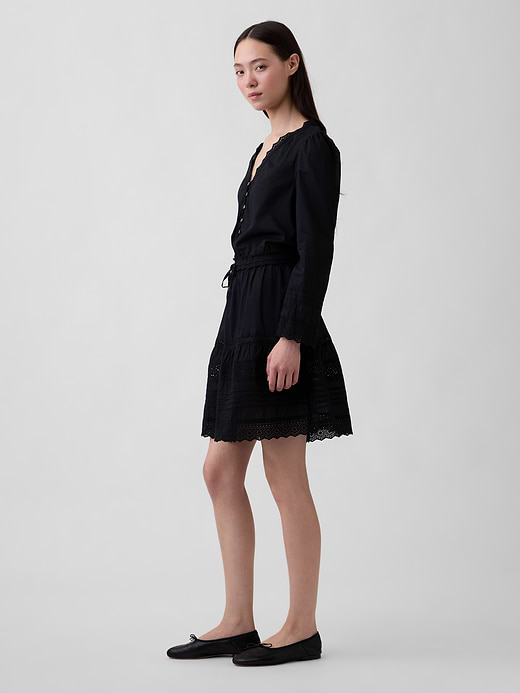 Gap Lace-Trim Mini Dress — photo 4