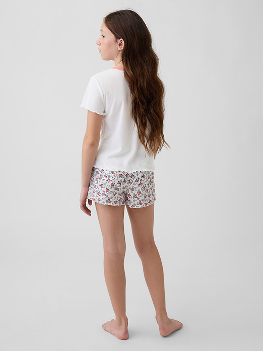 Gap Kids Winnie The Pooh Recycled Rib PJ Short Set — photo 4