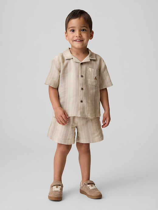 Gap Baby & Toddler Waffle Cabana Outfit Set — photo 1