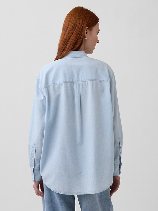 Gap Denim Big Shirt — photo 4