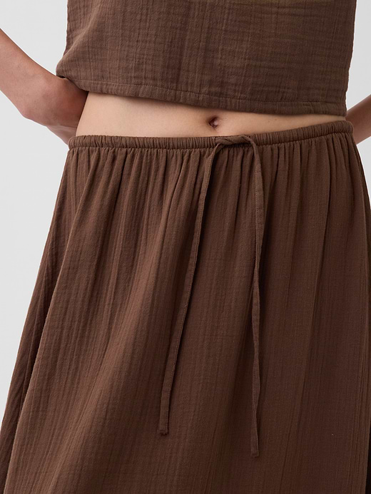 Gap Cotton Gauze Tiered Easy Maxi Skirt — photo 5