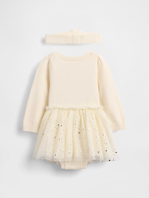 Gap Baby Tulle Sweater Bodysuit Dress Set — photo 3