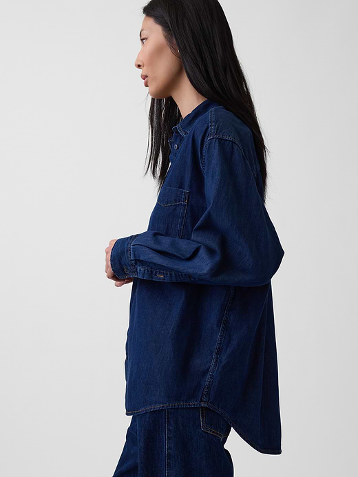 Gap Denim Big Shirt — photo 5