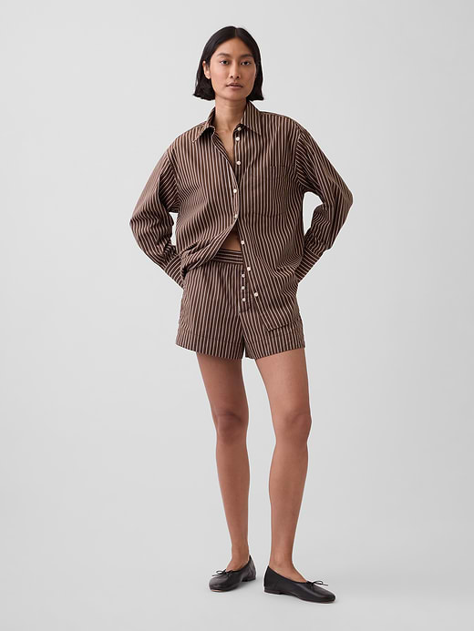 Gap Organic Cotton Poplin Stripe Boxer Shorts — photo 1