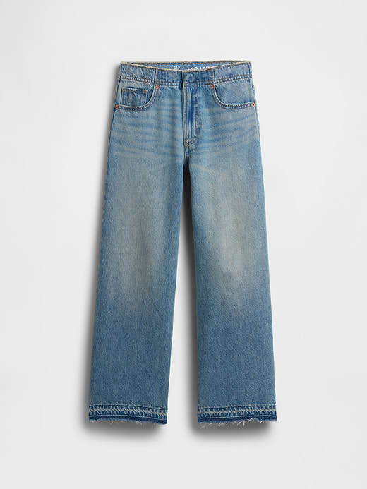 Gap Kids Low Rise Stride Wide-Leg Jeans — photo 11