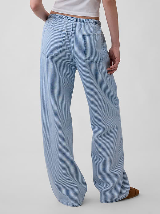 Gap Low Rise UltraSoft Easy '90s Loose Stripe Jeans — photo 5