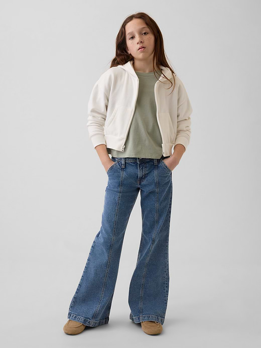 Gap Kids Low Rise Relaxed Flare Jeans — photo 1