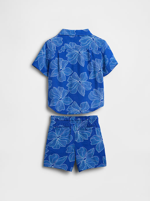 Gap Baby & Toddler Cotton Gauze Floral Outfit Set — photo 4
