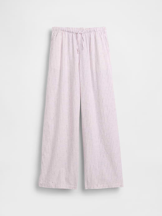 Gap Kids Linen-Cotton Easy Wide-Leg Pants — photo 3