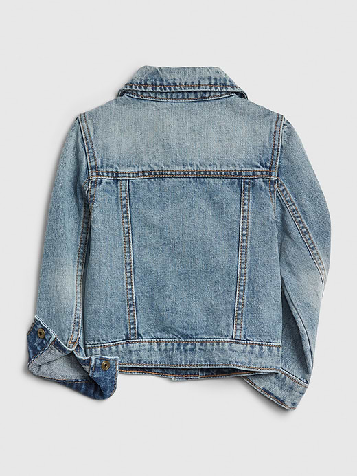 Gap Gap × Disney Baby & Toddler Minnie Mouse Icon Denim Jacket — photo 3