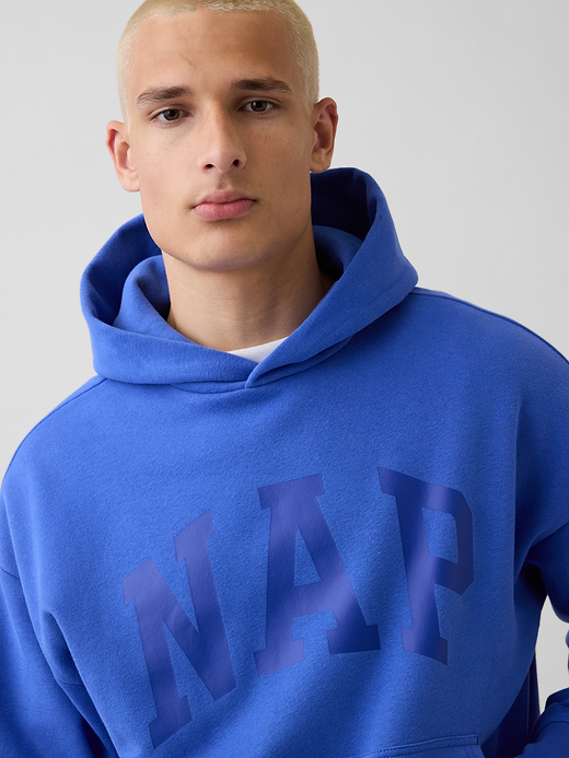 Gap Adult VintageSoft NAP Logo Hoodie — photo 5