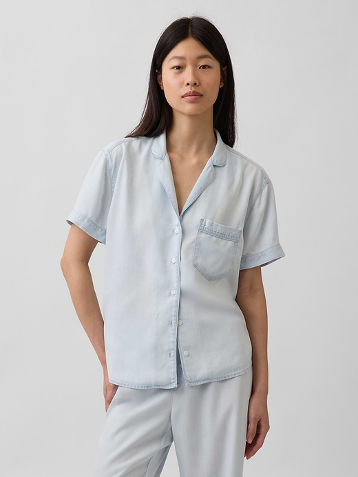 Gap Poplin PJ Shirt — photo 6