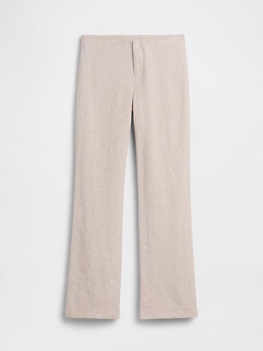 Gap Low Rise Linen-Blend Flare Pants — photo 8