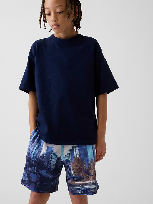 Gap Kids GapFit 6" Recycled Mesh Easy Shorts — photo 6