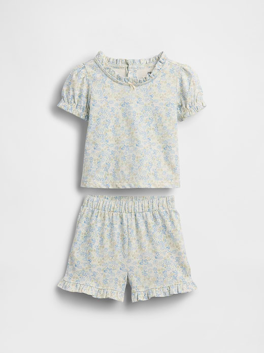 Gap Baby Organic Cotton Floral Outfit Set — photo 1