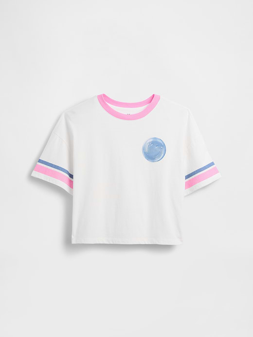 Gap Kids State Logo Oversized Boxy T-Shirt — photo 8