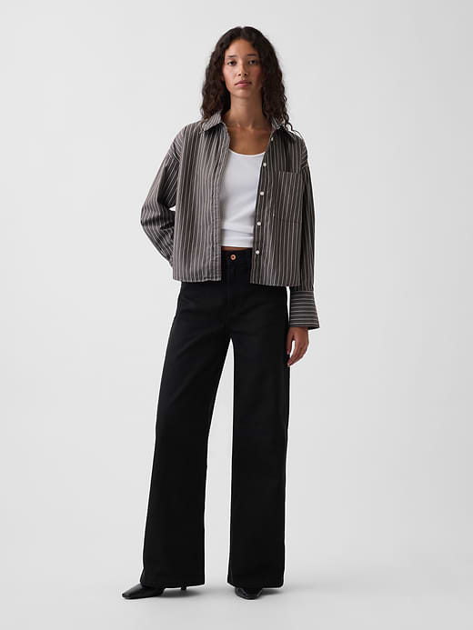 Gap High Rise Stride Wide-Leg Jeans — photo 1