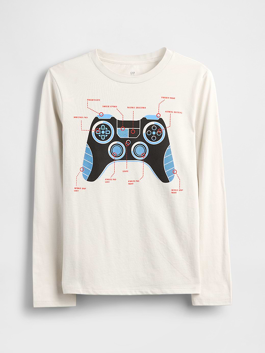 Gap Kids Long Sleeve Graphic T-Shirt — photo 1