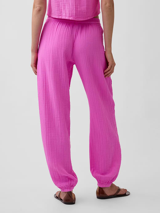 Gap Cotton Gauze Easy Joggers — photo 5