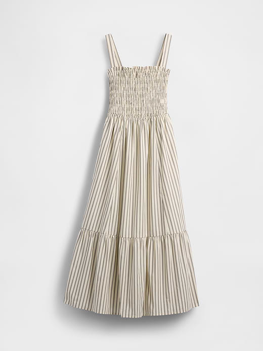 Gap Poplin Smocked-Bodice Maxi Dress — photo 6