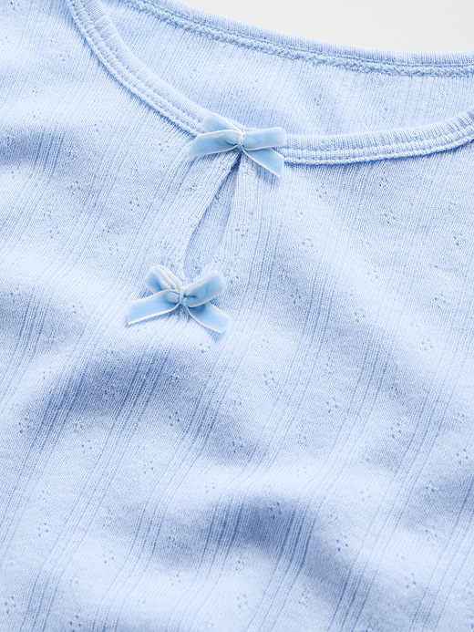 Gap Baby & Toddler Pointelle Bow Top — photo 4
