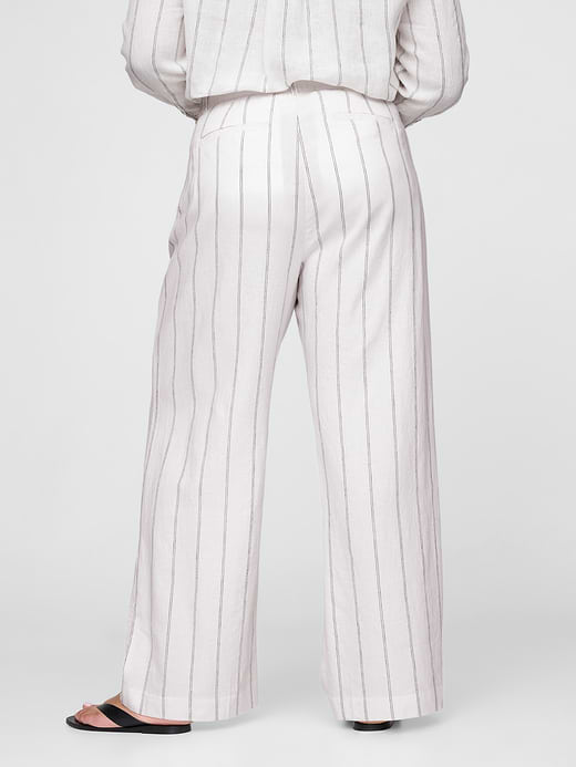 Gap 365 High Rise Linen-Blend Trousers — photo 7