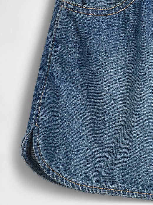 Gap Kids High Rise Denim Easy Shorts — photo 7