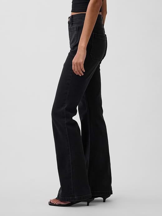 Gap High Rise '70s Flare Jeans — photo 4