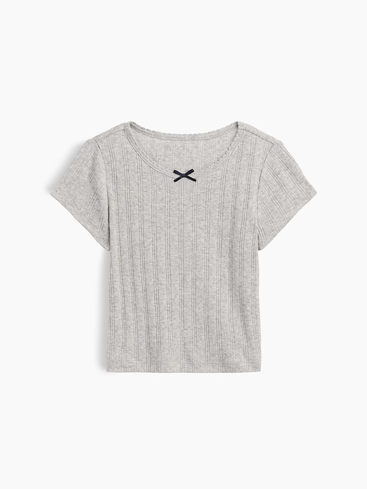 Gap Baby & Toddler Pointelle Rib T-Shirt — photo 1