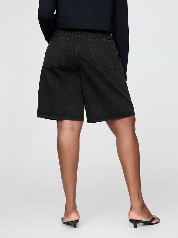 Gap 11" Mid Rise Longline Denim Shorts — photo 7
