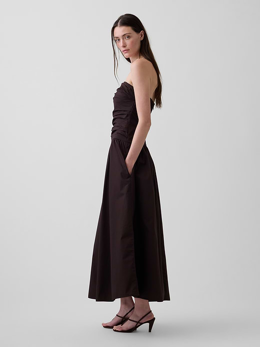 Gap Poplin Drop-Waist Maxi Dress — photo 4
