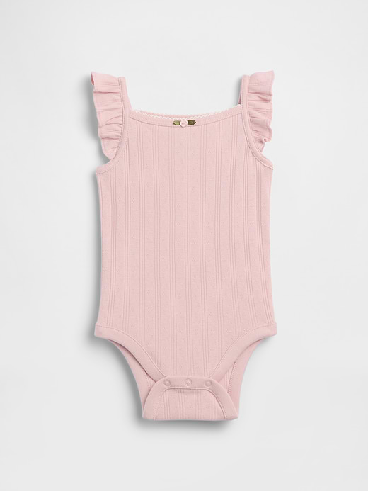 Gap Baby Pointelle Rib Tank Bodysuit — photo 1