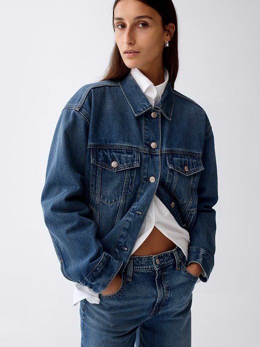 Gap Oversized Icon Denim Jacket — photo 8
