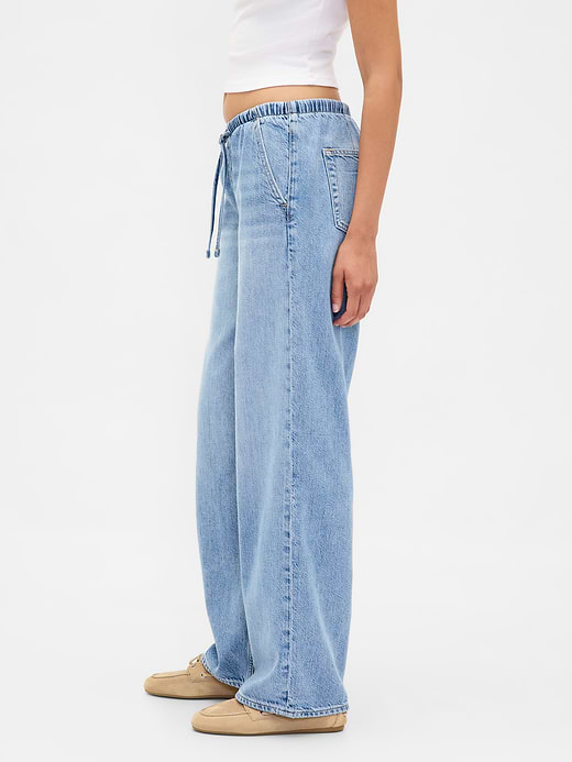 Gap Low Rise UltraSoft Easy '90s Loose Stripe Jeans — photo 4