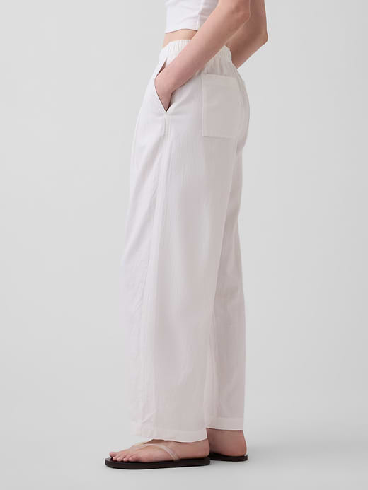Gap Linen-Blend Easy Barrel Pants — photo 4