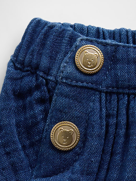Gap Baby Denim Ruffle Bloomers — photo 4