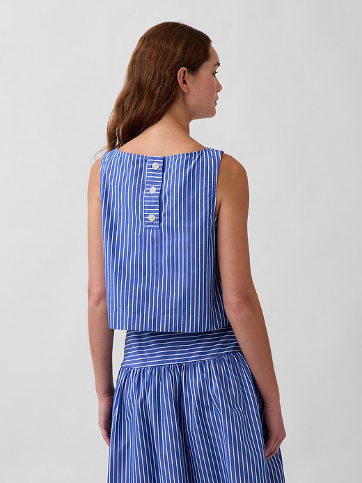 Gap Poplin Boatneck Shell Tank Top — photo 4
