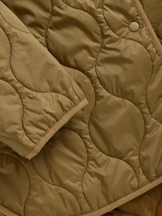 Gap Recycled Lightweight Oversized Quilted Liner Jacket — photo 6