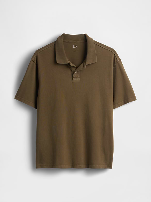 Gap Relaxed Pique Polo — photo 6