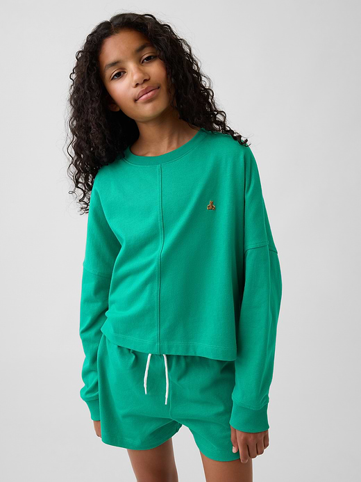 Gap Kids Heavyweight Oversized Seam T-Shirt — photo 1