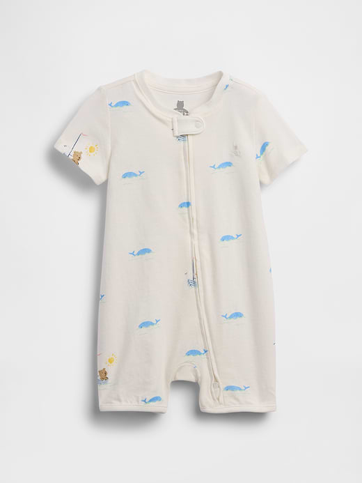 Gap Baby First Favorites Organic Cotton Shorty One-Piece — photo 1