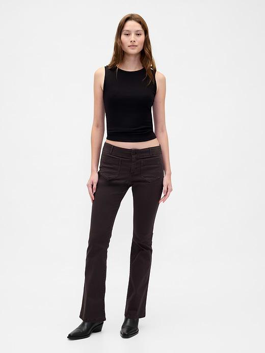 Gap Low Rise Twill Long & Lean Pants — photo 1