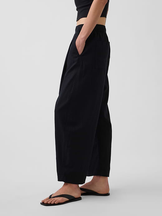 Gap Linen-Blend Easy Barrel Pants — photo 4