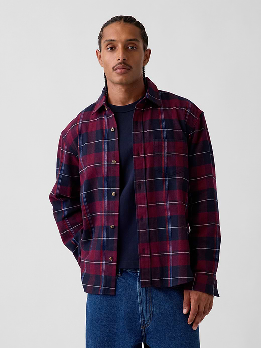 Gap Relaxed Flannel Shirt — photo 1