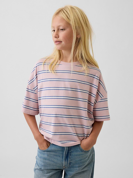 Gap Kids State Logo Oversized Boxy T-Shirt — photo 1