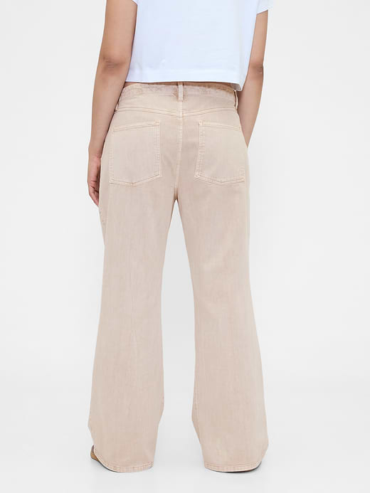 Gap Low Rise Relaxed Flare Khakis — photo 7