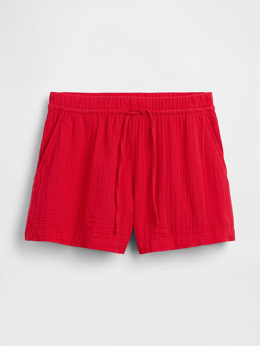 Gap 4" Mid Rise Cotton Gauze Easy Shorts — photo 6