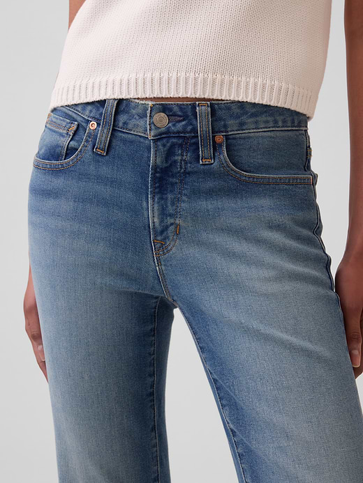 Gap Low Rise Long & Lean Crop Jeans — photo 7