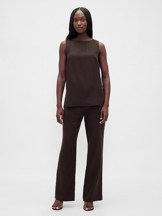 Gap Linen-Blend Shell Tank Top — photo 3