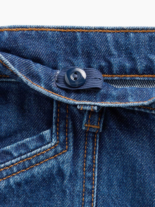 Gap Kids High Rise Stride Wide-Leg Ankle Jeans — photo 7